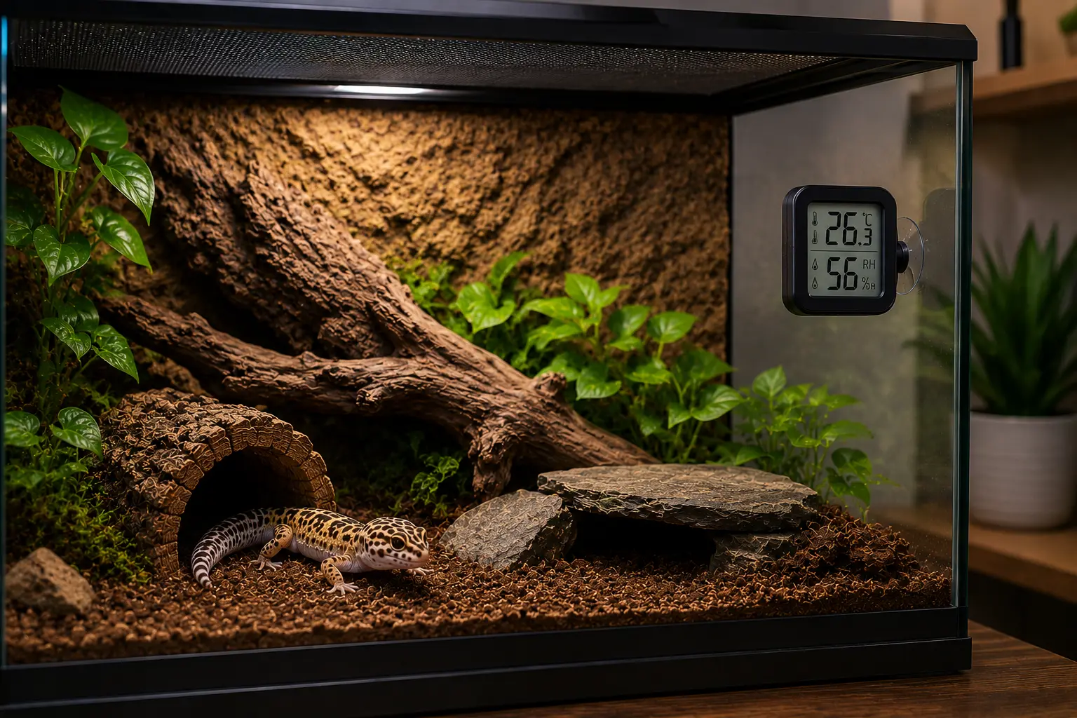 Termometr i higrometr w terrarium – gdzie je umieścić i jak poprawnie odczytywać dane?